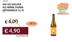 Prezzemolo e Vitale Giu giu golden ale birra chiara artigianale offerta
