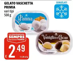 Tigros Gelato vaschetta PRIMIA offerta