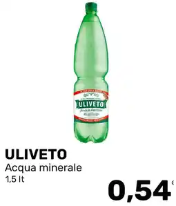 Iper Tosano ULIVETO Acqua minerale offerta
