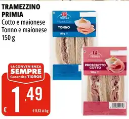 Tigros Tramezzino PRIMIA offerta