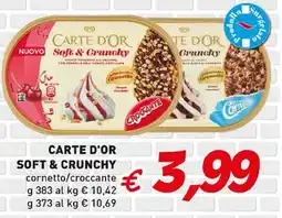 Coal Carte d'or soft & crunchy cornetto/croccante offerta