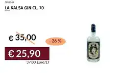 Prezzemolo e Vitale La kalsa gin offerta