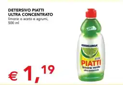Esselunga DETERSIVO PIATTI ULTRA CONCENTRATO offerta