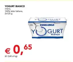 Esselunga Yogurt Bianco offerta