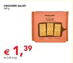 Esselunga CRACKERS SALATI offerta