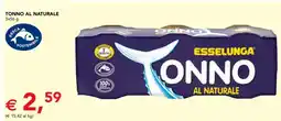 Esselunga TONNO AL NATURALE offerta