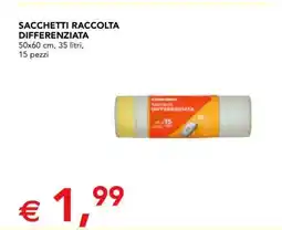 Esselunga SACCHETTI RACCOLTA DIFFERENZIATA offerta