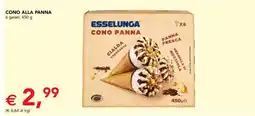 Esselunga CONO ALLA PANNA offerta