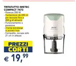 Esselunga TRITATUTTO IMETEC COMPACT 7473 offerta