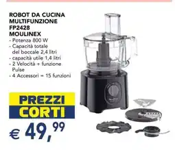 Esselunga ROBOT DA CUCINA MULTIFUNZIONE FP2428 MOULINEX offerta