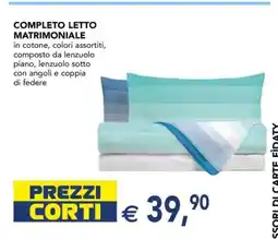 Esselunga Completo Letto Matrimoniale offerta