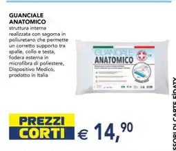 Esselunga GUANCIALE ANATOMICO offerta