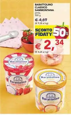Esselunga Barattolino Classico Sammontana offerta