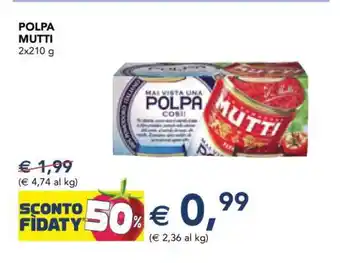 Esselunga Polpa Mutti offerta