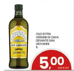 Eurospar OLIO EXTRA VERGINE DI OLIVA DESANTIS SAN GIOVANNI offerta