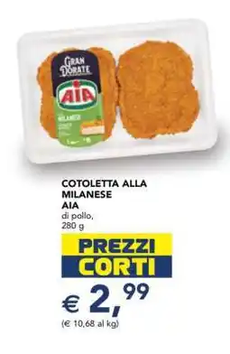 Esselunga COTOLETTA ALLA MILANESE AIA offerta