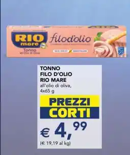 Esselunga Tonno Filo d’Olio Rio Mare offerta