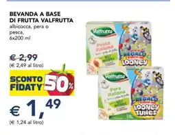 Esselunga BEVANDA A BASE DI FRUTTA VALFRUTTA offerta