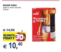 Esselunga BOXER PUMA offerta