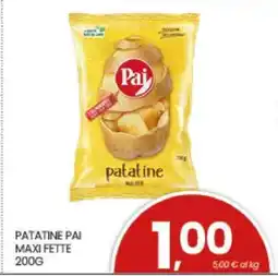 Eurospar PATATINE PAI MAXI FETTE 200G offerta