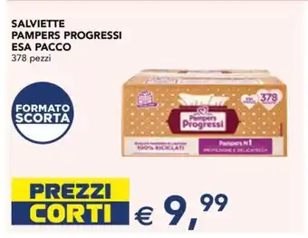 Esselunga SALVIETTE PAMPERS PROGRESSI ESA PACCO offerta