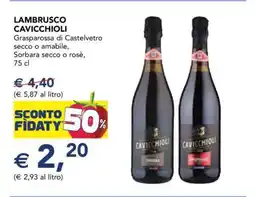 Esselunga LAMBRUSCO CAVICCHIOLI offerta