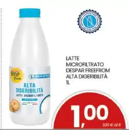 Eurospar LATTE MICROFILTRATO DESPAR FREEFROM ALTA DIGERIBILITÀ offerta