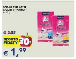 Esselunga Snack per Gatti Liquid Vitakraft offerta