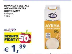 Esselunga BEVANDA VEGETALE ALL'AVENA EXTRA GUSTO MATT offerta