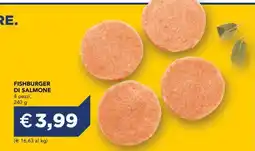 Esselunga Fishburger di Salmone offerta