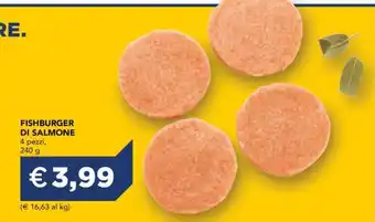 Esselunga Fishburger di Salmone offerta