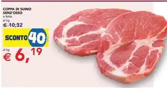 Esselunga Coppa di Suino Senz'Osso offerta