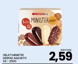 Eurospar GELATI MINISTEK DESPAR ASSORTITI offerta