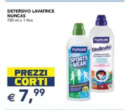 Esselunga DETERSIVO LAVATRICE NUNCAS offerta