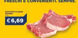 Esselunga COTOLETTE DI SUINO ITALIANO offerta
