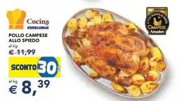 Esselunga POLLO CAMPESE ALLO SPIEDO offerta