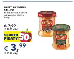 Esselunga Filetti di Tonno Callipo offerta