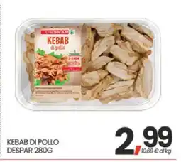 Eurospar KEBAB DI POLLO DESPAR 280G offerta