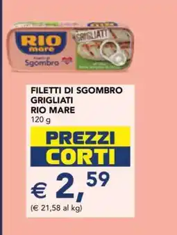 Esselunga FILETTI DI SGOMBRO GRIGLIATI RIO MARE offerta