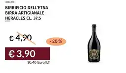 Prezzemolo e Vitale Birrificio dell'etna birra artigianale heracles offerta