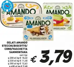 Coal Gelati amando stecchi/biscotto/ cono/vaschetta SAMMONTANA offerta