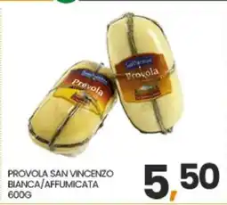 Eurospar PROVOLA SAN VINCENZO BIANCA/AFFUMICATA 600G offerta