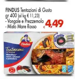 Eurospar FINDUS Tentazioni di Gusto offerta