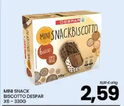 Eurospar MINI SNACK BISCOTTO DESPAR offerta