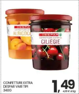 Eurospar CONFETTURE EXTRA DESPAR VARI TIPI offerta