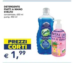 Esselunga DETERGENTE PIATTI A MANO SVELTO offerta
