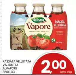 Eurospar PASSATA VELLUTATA VALFRUTTA ALVAPORE offerta