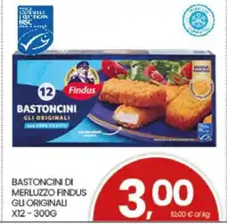 Eurospar BASTONCINI DI MERLUZZO FINDUS GLI ORIGINALI offerta