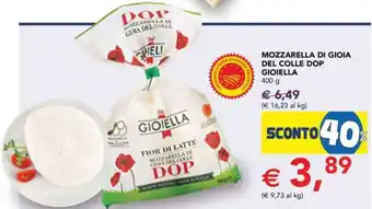 Esselunga MOZZARELLA DI GIOIA DEL COLLE DOP GIOIELLA offerta