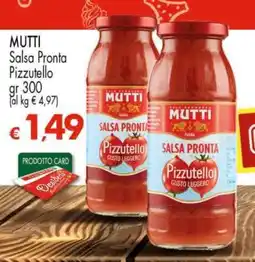 Eurospar MUTTI Salsa Pronta Pizzutello offerta